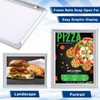 Blulu 2 Pcs Front Load Easy Open Snap Frame Poster/picture