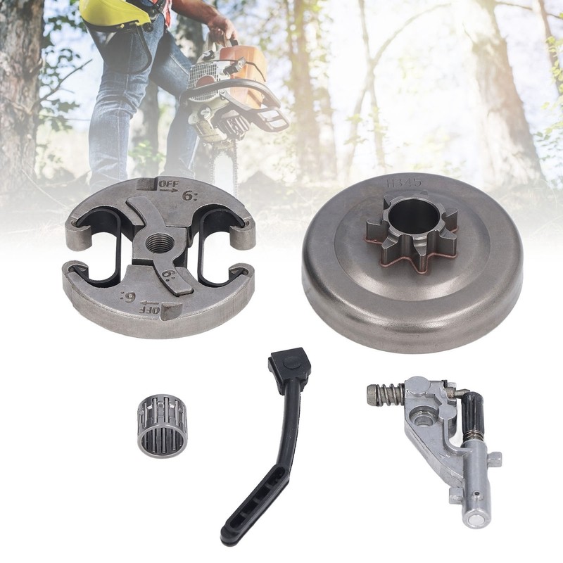 7 Teeth Clutch Drum Oil Pump Kit 17x30mm Gear Iron
