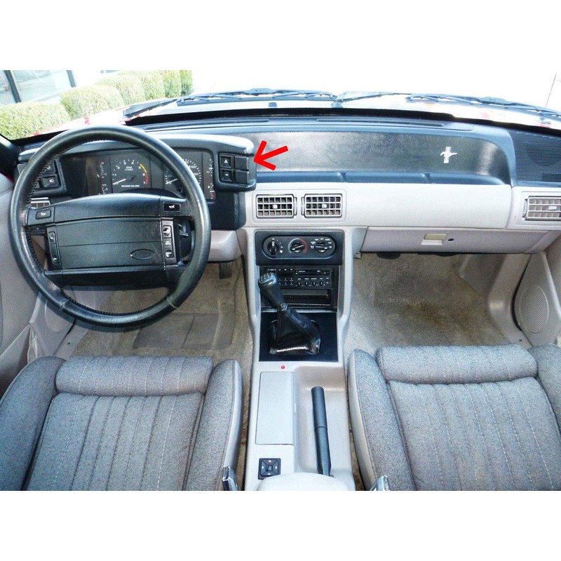 Blue Oval Industries 1987-1993 Mustang Convertible Top & Hazard Light