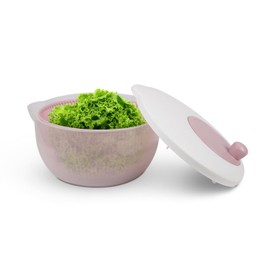 Pro Home Salad Spinner (4 Litres, Diameter 25 cm) BPA-Free, 3-in-1 Spinner, Strainer and Salad Bowl, 3D Crank - Spin Without Effort, Salad Dryer