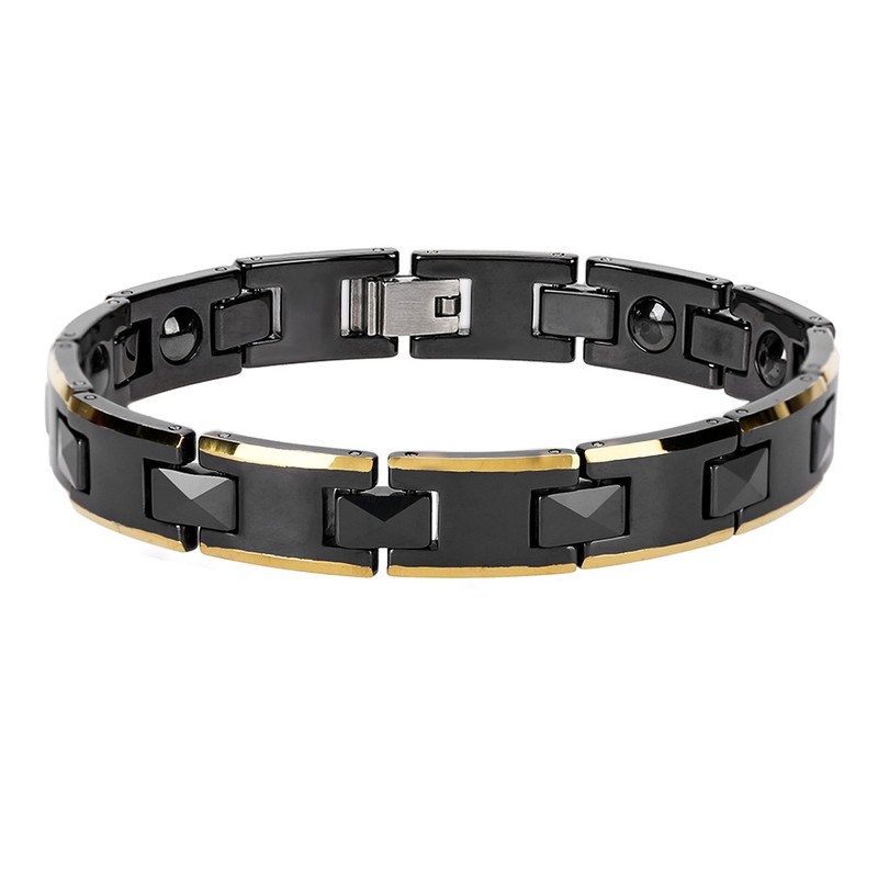 Ceramic Tungsten Steel Therapy Bracelet Health Care Lose Weight Bracelet