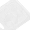 100 Packs Wax Melt Clamshell Molds Containers Clear Empty Plastic