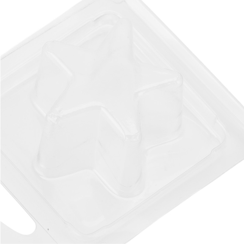 100 Packs Wax Melt Clamshell Molds Containers Clear Empty Plastic