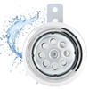 Universal Powerful 105dB Motorcycle Horn with Chrome Lid Honeycomb Pattern