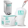 1.6 Gallon Code C 200 Count Heavy Duty Trash Bags