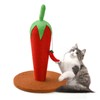 LIFLIX Chili Cat Scratching Post, 17'' Cute and Fun Sisal