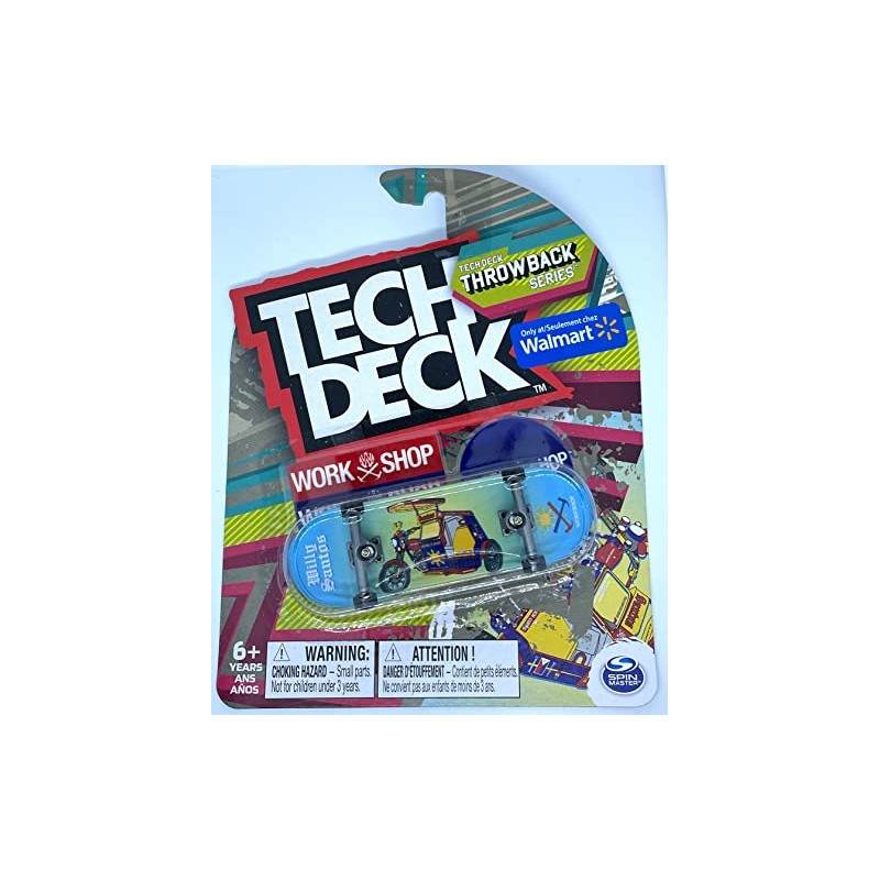 TECH Deck - Throwback Series - Work Shop - Willy