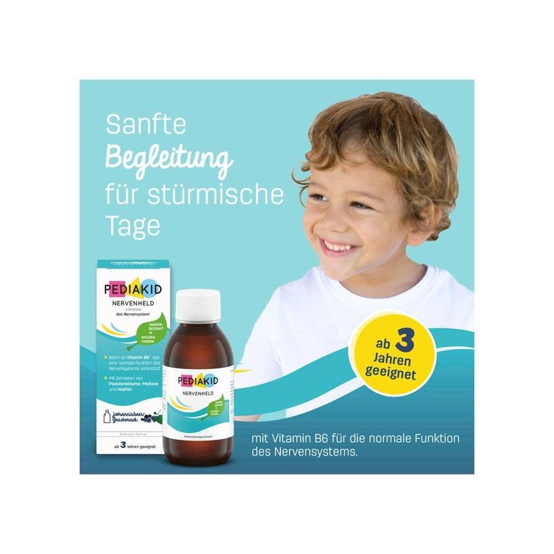 페디아키드 PEDIAKID 비타민 B6 시럽 Nervenheld 125ml PEDIAKID Vitamin B6