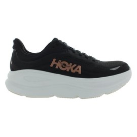 HOKA Bondi 9 Womens Shoes Size 6.5, Color: Black/Rose Gold