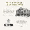 Kent AirHedz Pro Narrow Phine Pin Brush Graphite Grey
