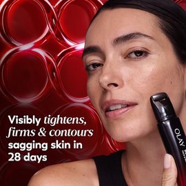 Olay Regenerist - Rodillo de cuello y cara, crema para el cuello para apretar y reafirmar, hidratante antienvejecimiento para mujeres, suero antiarrug
