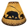 Rustic Oiled Kraft Laced Bear Lamp Shade - 14"
