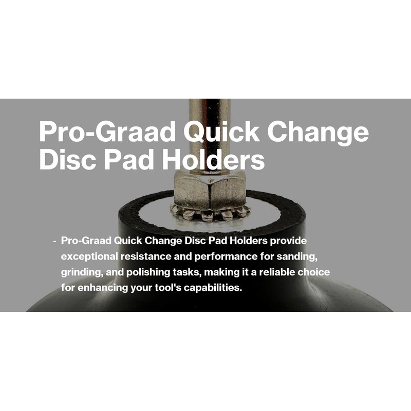 Pro-Graad 1" Type S Pad Holder for Quick Change Discs,