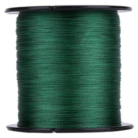 GLOGLOW Geflochtene Angelschnur 300m PE Geflochten 4 Stränge Super Starke Angelschnüre Multi-Filament Fisch Seil Schnur Grün(5)