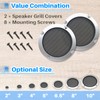 Kalevel 10 Inch Speaker Grill Cover Metal Speaker Grill Covers