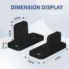 Bdmetals Sliding Barn Door Floor Guide, Aluminum T-Guide，Floor Mounted Bottom