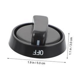 DOITOOL Replacement Knobs for Gas Stove 5pcs Stove Knob Set Style Plastic Kitchen Appliance Accessory