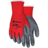 MCR Safety N9680L Ninja Flex Glove, Large, Red/Gray (Pack of