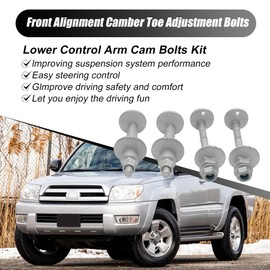 Priprilod Lower Control Arm Cam Bolts Kit Fit for Toyota 4Runner 2003-2009 Fit for FJ Cruiser 2007-2010 Fit for Tacoma 2005-2016 Front Suspension Camber Lower Control Cam Plate 48409-60020 48190-60020