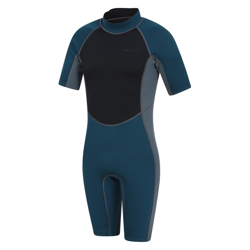 Mountain Warehouse Shorty Mens Wetsuit – 2.5mm Thickness, Neoprene Contour