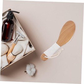 Healeved Horsehair Soft Bristle Bath Brush Shower Scrubber for Body Bath Brush for Back Bristle Body Scrubber Back Scrubber with Handle Back Brush Bathroom Bath Brush Body Bathing Brush