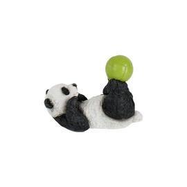 Gemmia Miniature Fairy Garden Panda Figurine- Laid back Panda Cell Phone Stand