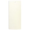 DALIX Ribbed Replacement Blinds Vertical Slats Off White 82.5" Window