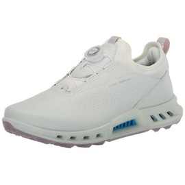 ECCO Women's Biom C4 BOA Gore-TEX Waterproof Golf Shoe, White, 5-5.5