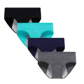 Demifill Teen Girls Period Underwear Cotton Soft Women Panties For Teens Briefs M