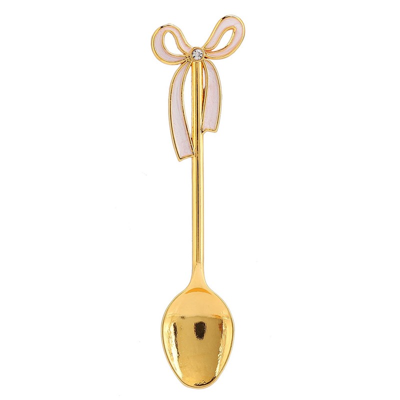 Coffee Dessert Spoon Set European Style Elegant Swan Fruit Scoop