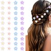 Flower Hair Clips For Grils Women, 40Pcs Mini Flower Claw