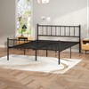 HAFENPO Full Size Platform Bed Frame - Black Metal Bed