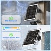 (3 Packs) 8W Solar Panel for Security Camera, USB-C &