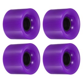 PATIKIL 60mm Longboard Wheels, 4 Pack Skateboard Wheel Street Wheels for Skateboards Cruiser Wheels Replacement 78A, Purple
