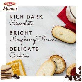 Pepperidge Farm Raspberry Chocolate Milano Cookies 7 Ounce Pack of 15