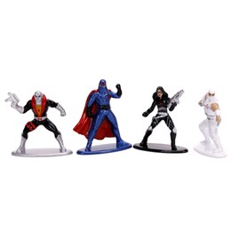 Jada Toys GI Joe Nanofigs Set of 6 Nano Collectable Figures from Die-Cast, Duke, Cobra Commander, Baroness, Snake Eyes, Destro, Storm Shadow Toy Figures, 6 Pieces/Set, 4 cm, Ages 8+