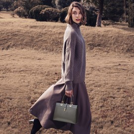 NICOLE & DORIS Women's Handbag Fashion Handbag Women Shoulder Bag PU Leather Shoulder Bag Designer Bag Top Handle Elegant Tote Bag for Office Shopper, darkgray