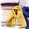 Peecabe Winter Little Kids Scarf Soft Warm Girls Knitted Scarf