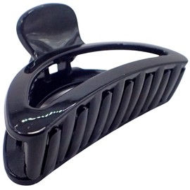 Topkids Accessories Open Hair Claw Clips for Women and Girls, Hair Accessories for Women, Large Hair clips, Hair Styling Tools, Hair Clips Women, Large Claw clips (Arch Black)