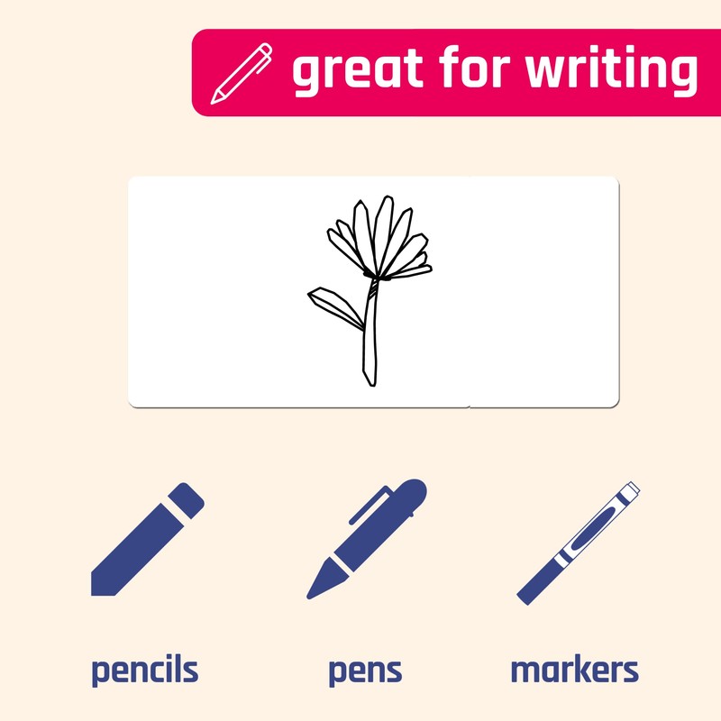 100 x 50 mm, 600 Pack, Matte White Sticky Labels