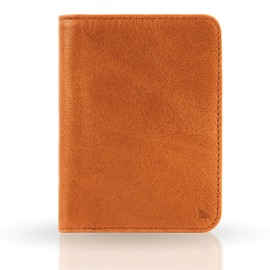 BULLAZO Fino Urban Slim Leather Wallet with RFID Protection, Black, Brown, Grey, cognac brown, Modern