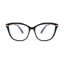 FEISEDY Gafas de bloqueo de luz azul para computadora para mujeres y hombres, marco de ojo de gato TR90 B2772