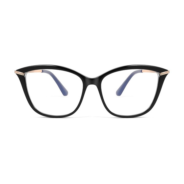 FEISEDY Gafas de bloqueo de luz azul para computadora para mujeres y hombres, marco de ojo de gato TR90 B2772