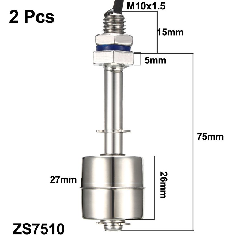 uxcell Stainless Steel Float Switch for Water Pump Tank swim