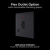 BG Electrical Unswitched Fused Connection Unit with LED Power Indicator
