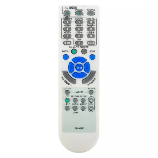 Unbranded New RD-469E Replace Remote for NEC Projector M282X M322X