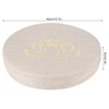 Embroidery Linen Cushion Thickened Round Straw Yoga Mat Home Balcony