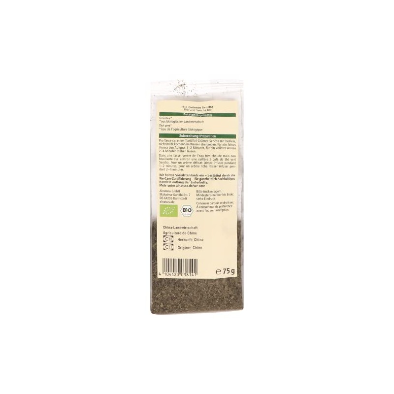 Alnatura Organic Green Tea Sencha, 75 g
