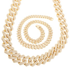 TrophySmack Cuban Link Chain (Blinged Out Gold)