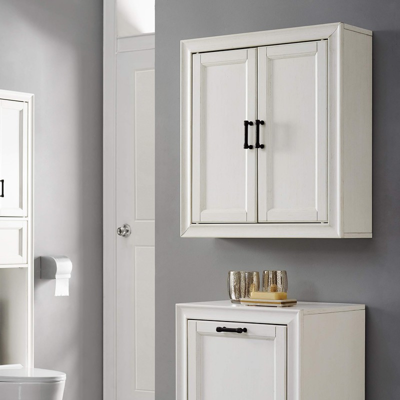 Crosley Furniture Tara Wall Mounted Bathroom Storage Medicine Cabinet with